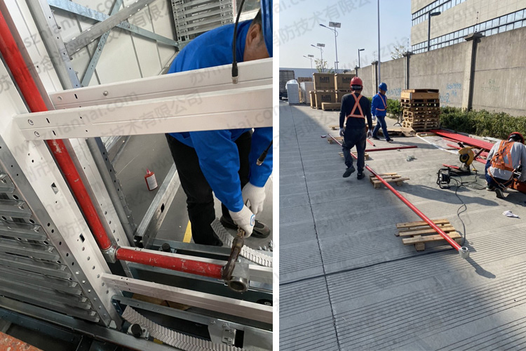 七氟丙烷滅火裝置管道