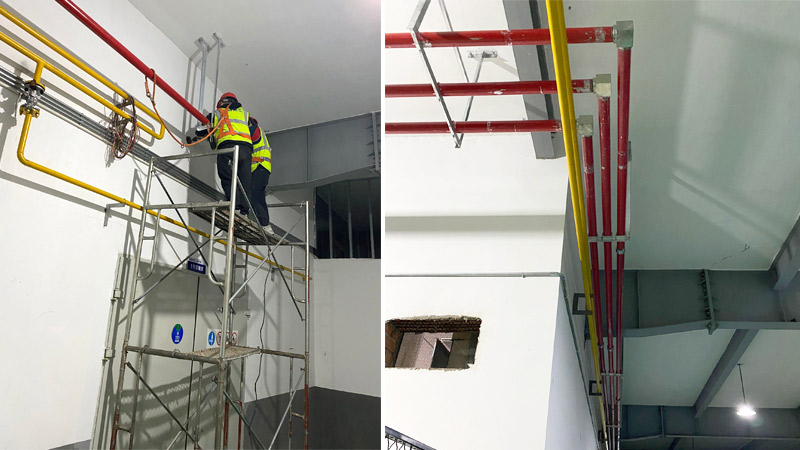 汽車發(fā)動機實驗室七氟丙烷