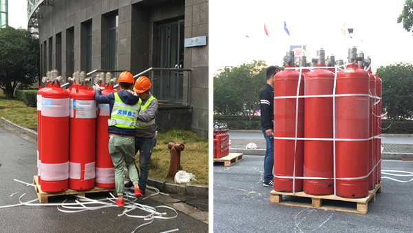 七氟丙烷氣瓶檢測(cè)充裝