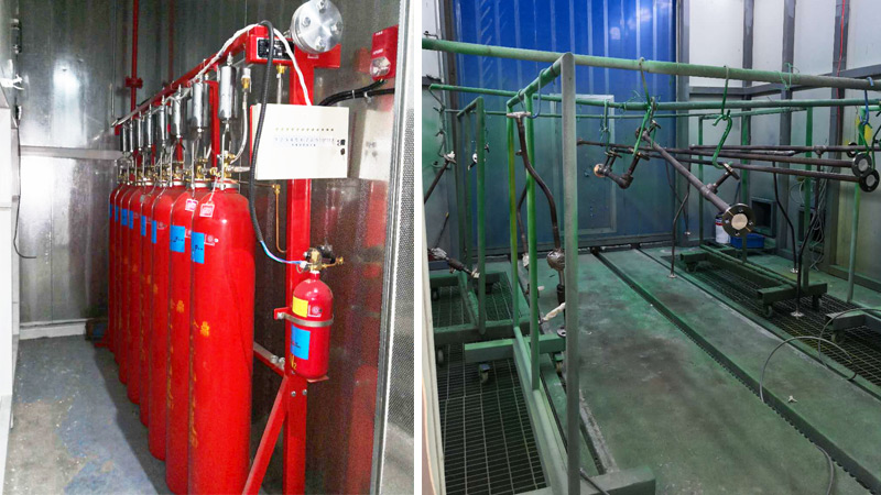 噴涂生產(chǎn)線消防滅火系統(tǒng)